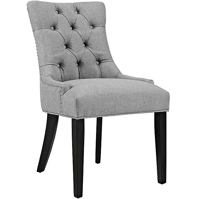 slide 2 of 4, Modway Regent Upholstered Dining Side Chair - Light Grey, 1 ct