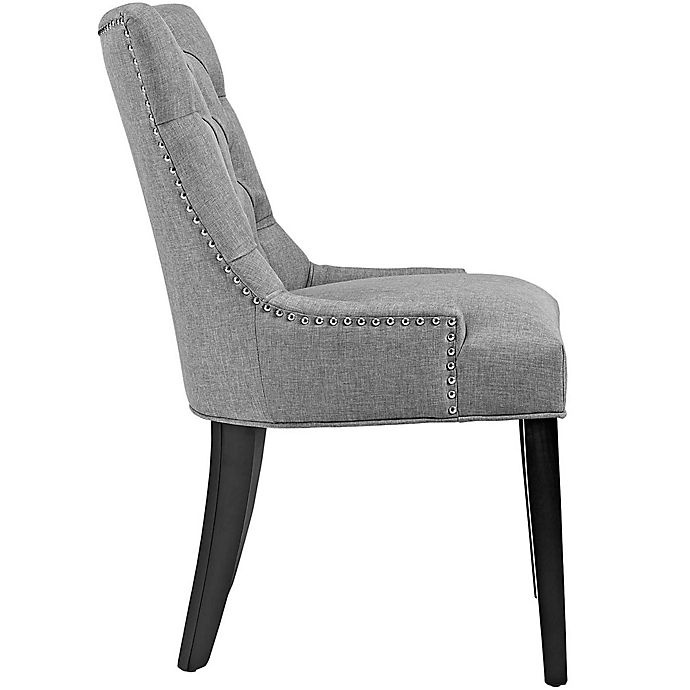 slide 3 of 4, Modway Regent Upholstered Dining Side Chair - Light Grey, 1 ct