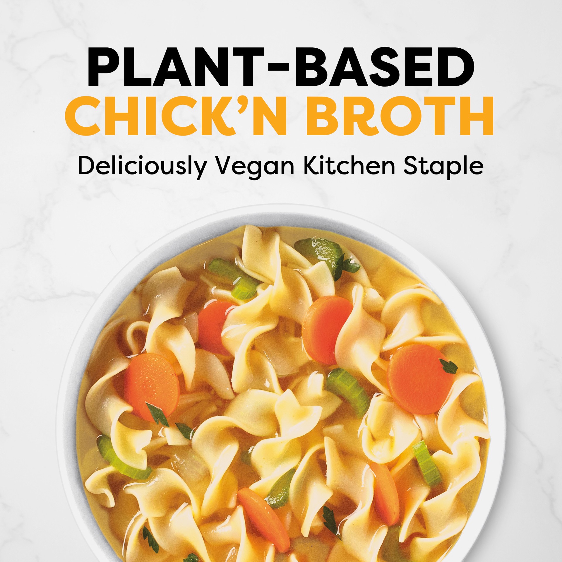 slide 5 of 5, Gardein Plant-Based Chick'n Broth 32 fl oz, 32 fl oz