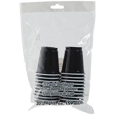 slide 1 of 1, Unique Plastic Shot Glasses, 1 ct