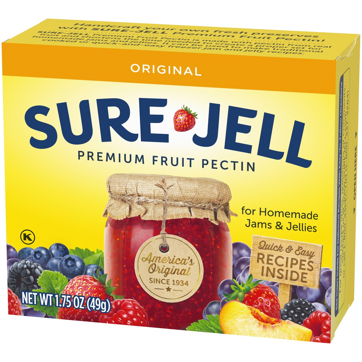 slide 8 of 9, Sure-Jell Sure Jell Original Premium Fruit Pectin, 1.75 oz Box, 1.75 oz