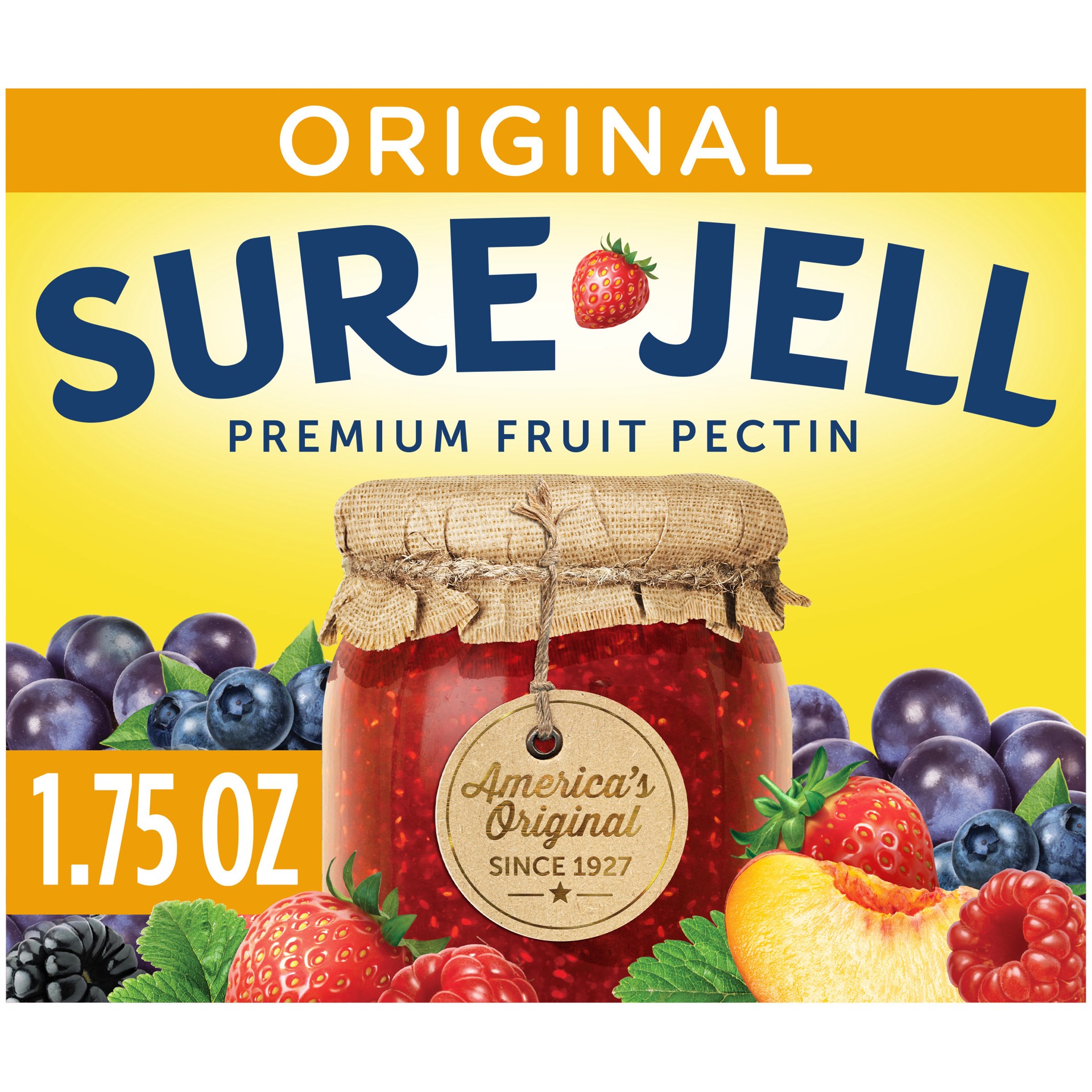 slide 1 of 9, Sure-Jell Sure Jell Original Premium Fruit Pectin, 1.75 oz Box, 1.75 oz