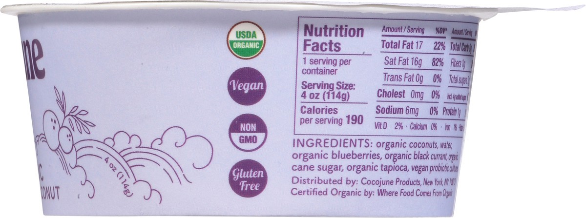 slide 13 of 13, Cocojune Organic Mixed Berry Cultured Coconut 1 ea, 