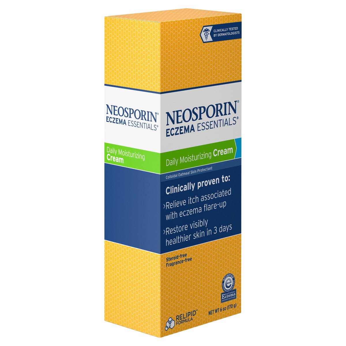 slide 2 of 7, NEOSPORIN ECZEMA ESSENTIALS Daily Moisturizing Cream, 6 Oz, 6 oz