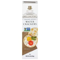 Wellington Cracked Pepper Water Crackers 4.4 oz
