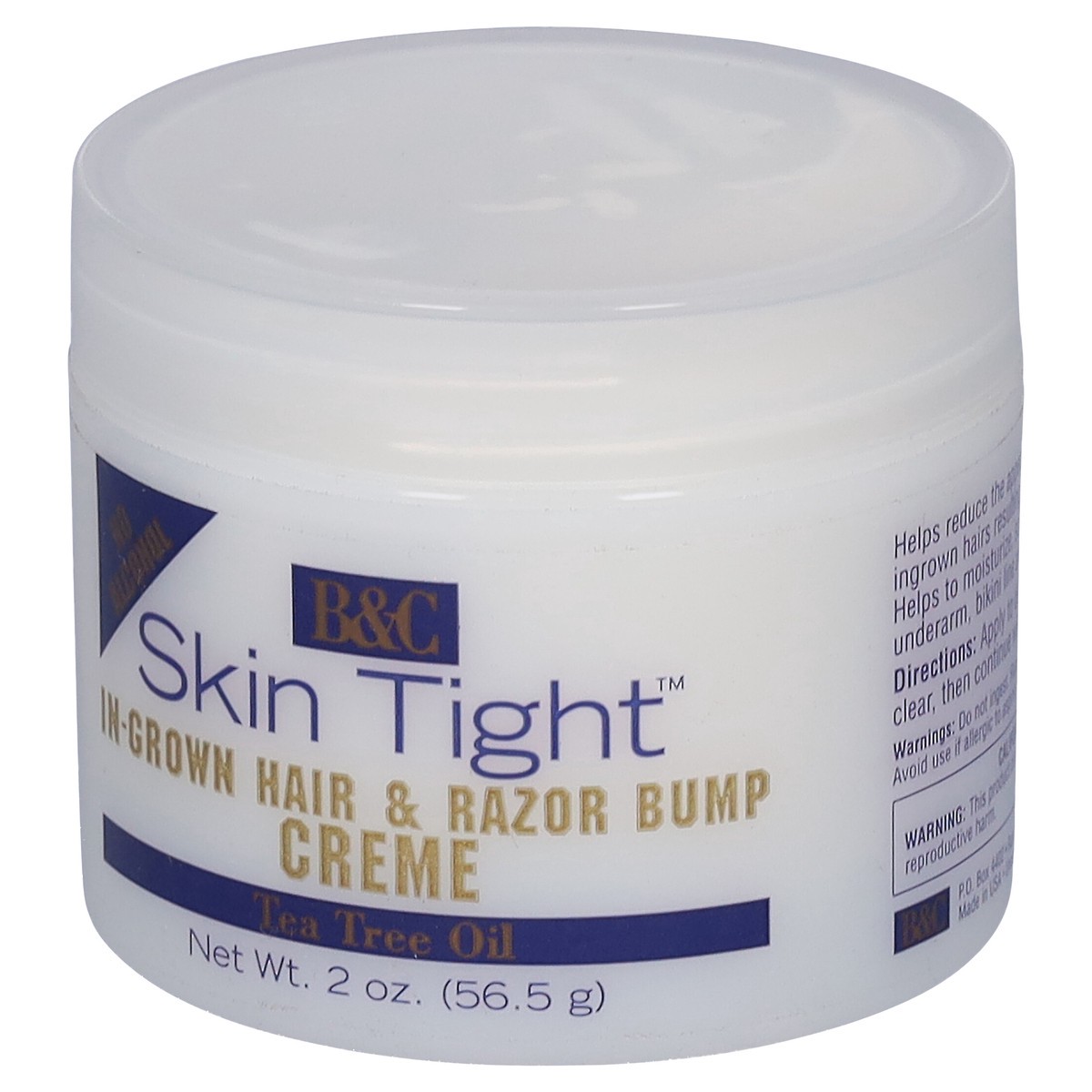 slide 4 of 9, B&C Skin Tight In-Grown Tea Tree OIl Hair & Razor Bump Creme 2 oz, 2 oz