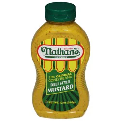 Nathan's Famous Deli Style Mustard - 12 oz
