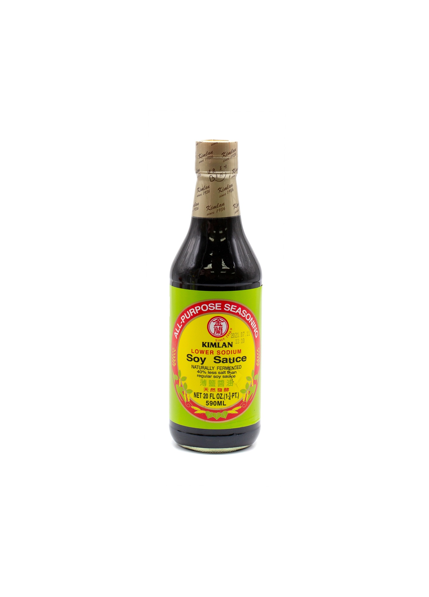 slide 1 of 1, Kimlan Low Sodium Soy Sauce, 20 oz