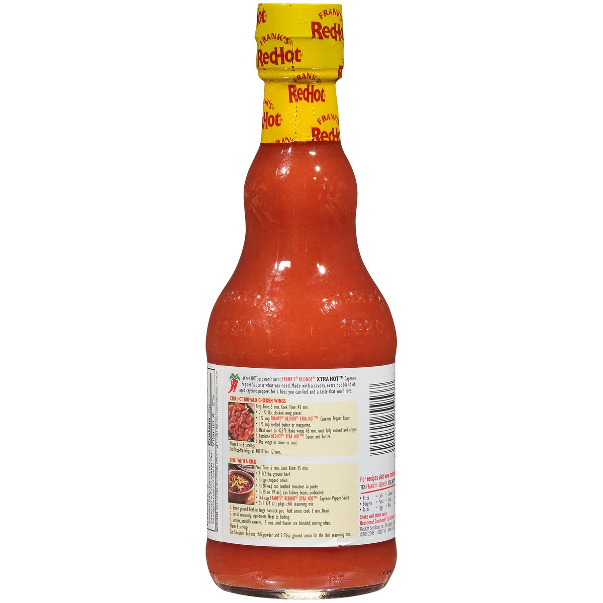 slide 7 of 11, Frank's RedHot Xtra Hot Sauce, 12 fl oz, 12 fl oz