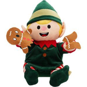 slide 1 of 1, Dan Dee Animated Elf With Gingerbread Cookie Plush, 1 ct