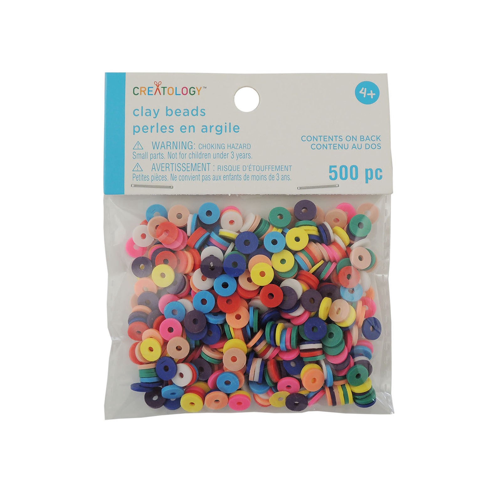 slide 2 of 4, 6mm Multicolored Clay Beads By Creatology, 6 mm