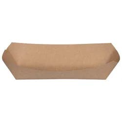 Kari-Out Hot Dog 7 Inch Paper Food Tray - 125 Each