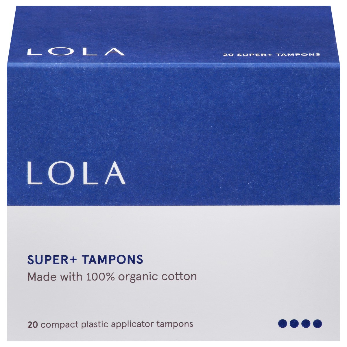 Lola Super+ Tampons 20 ea 20 ct Shipt