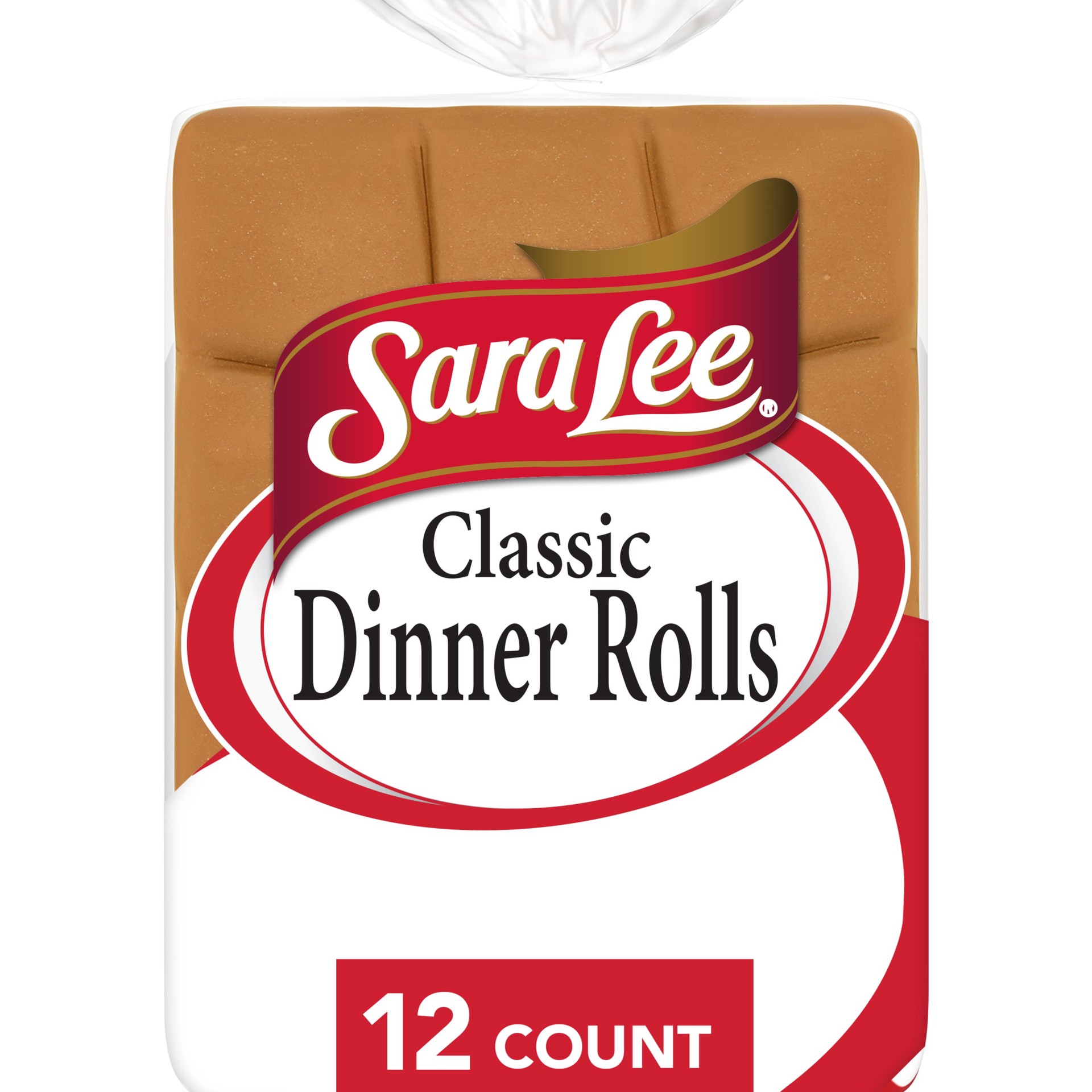 slide 1 of 5, Sara Lee Classic White Dinner Rolls, 12 count, Dinner Rolls, 17 oz Bag, 12 ct