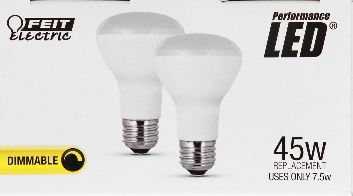 slide 11 of 11, Feit Electric Performance 2 Pack 7.5 Watts Daylight LED Light Bulbs 2 ea, 2 ct