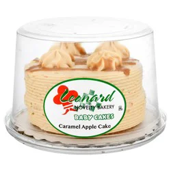 Leonard Novelty Bakery Caramel Apple Cake Baby Cakes 18 oz