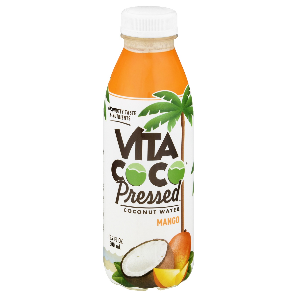 slide 1 of 1, Vita Coco Mango Pressed Coconut, 16.9 oz