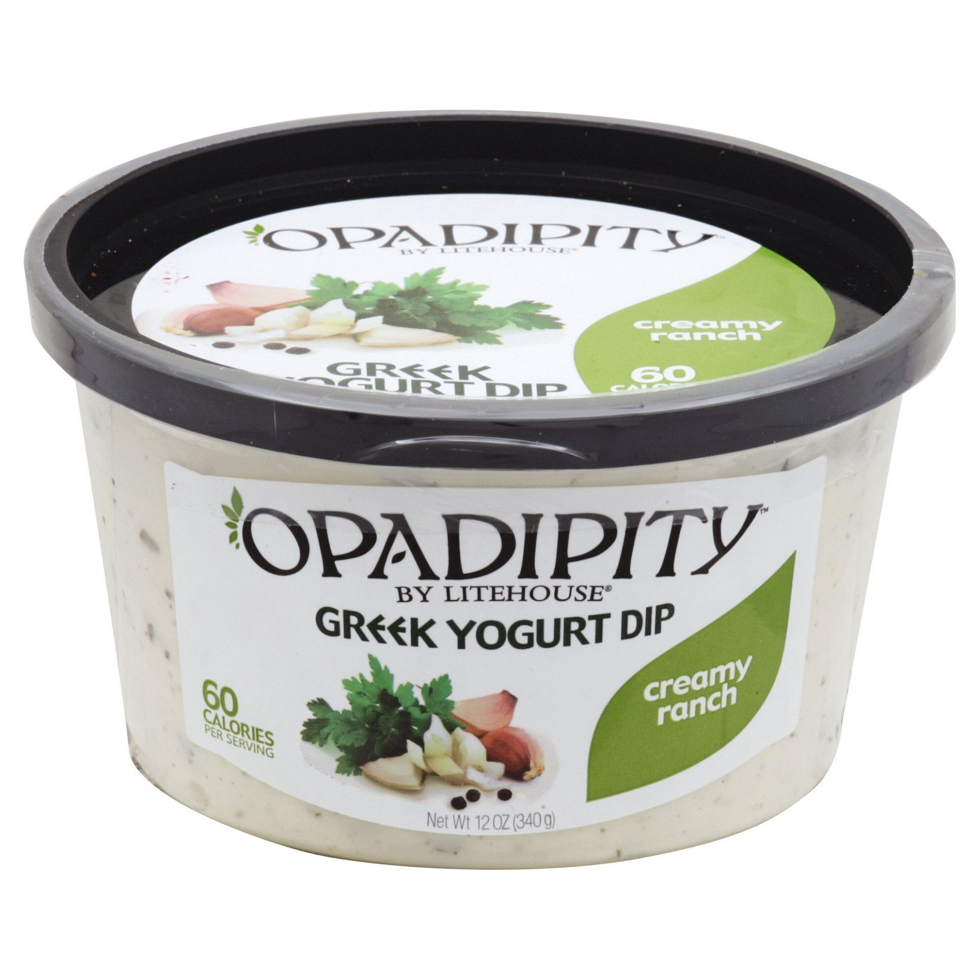 slide 1 of 6, Litehouse Opadipity Creamy Ranch Greek Yogurt Dip 12 oz. Plastic Tub; Litehouse Opadipity Creamy Ranch Greek Yogurt Dip 12 oz. Plastic Tub, 12 oz