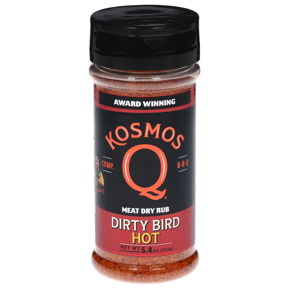 slide 1 of 2, Kosmos Q® Dirty Bird Hot Dry Rub, 5.4 oz