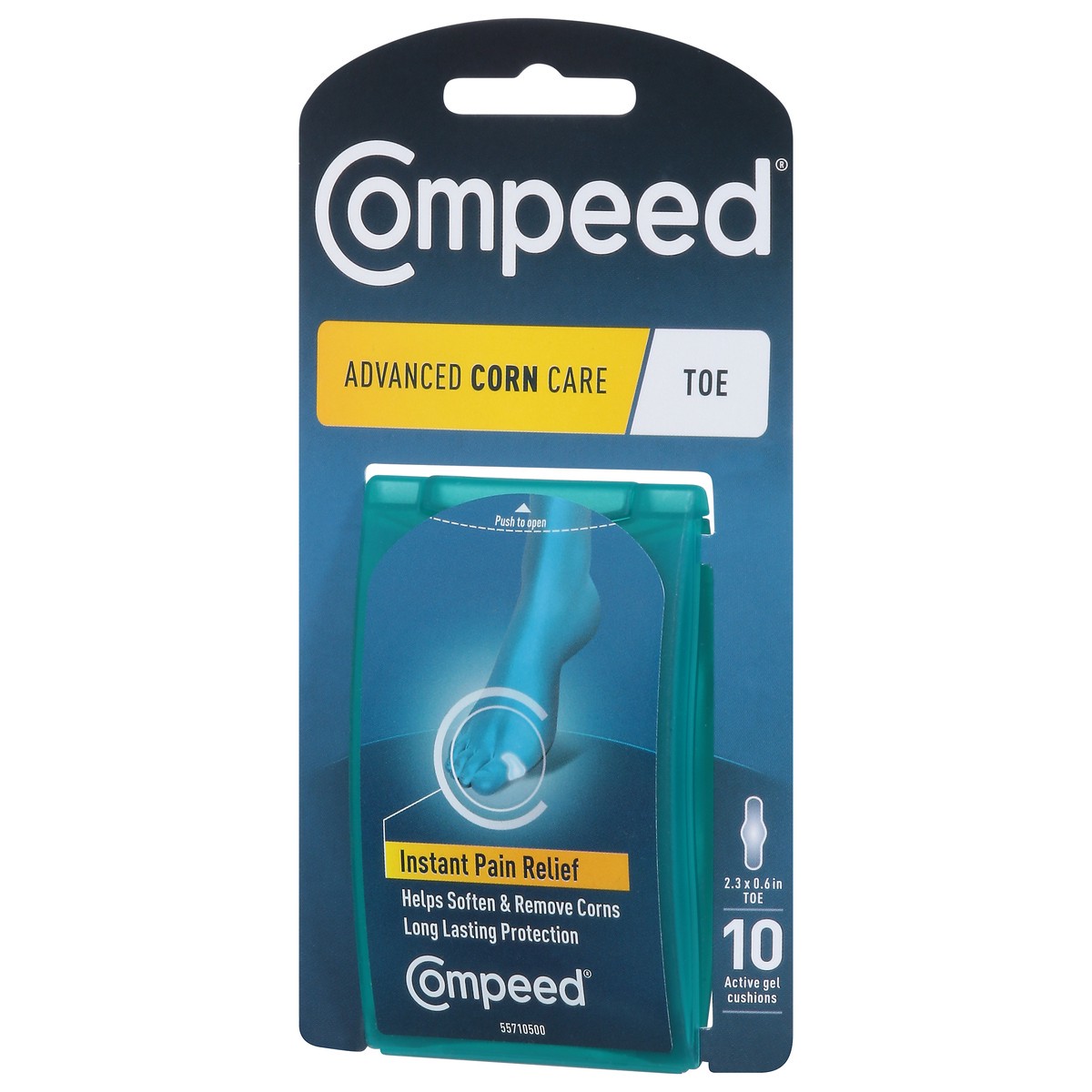 slide 4 of 9, Compeed Toe Instant Pain Relief Active Gel Cushions 10 ea, 10 ct