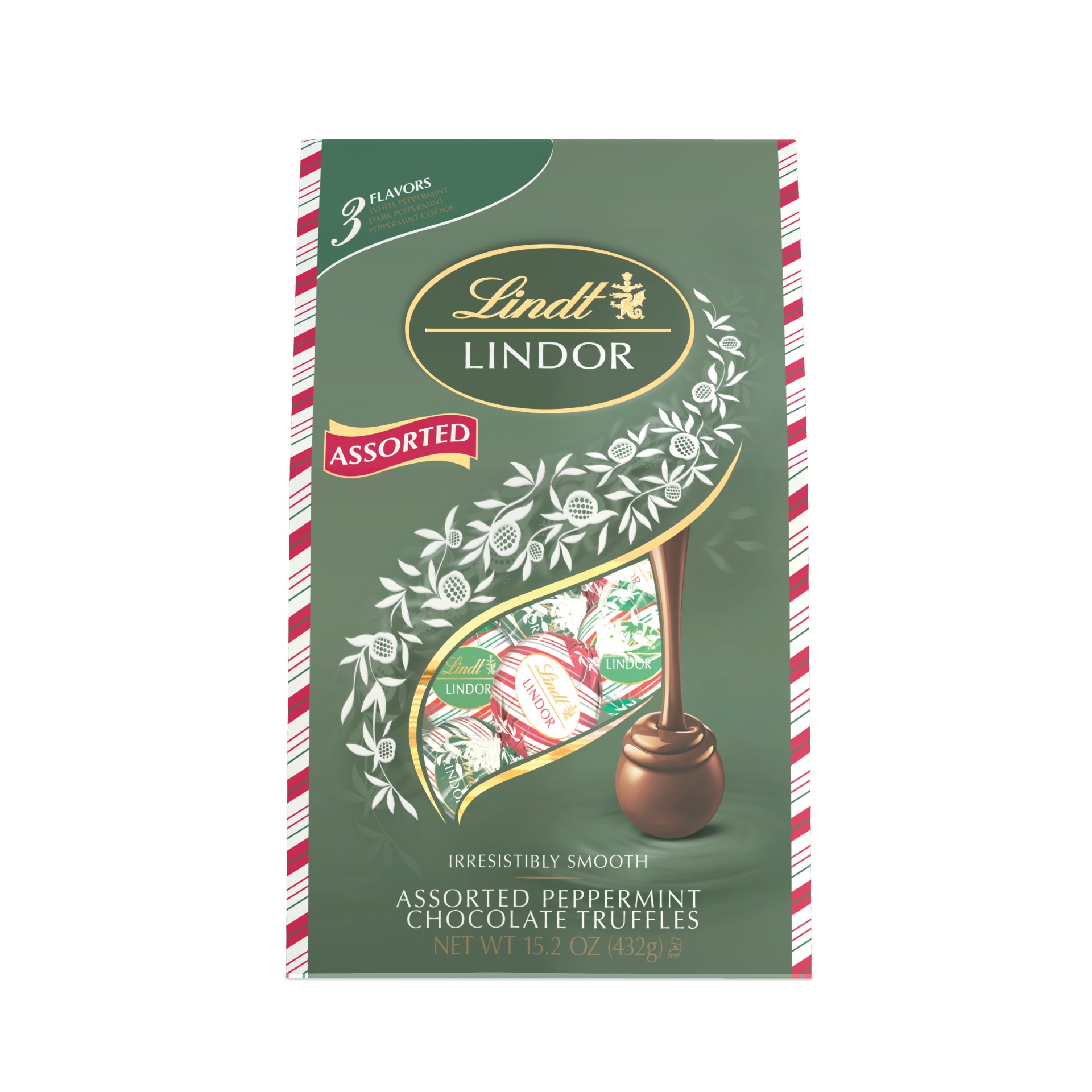 slide 1 of 1, Lindor Christmas Peppermint Assorted Bag, 15.2 oz