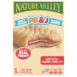 Nature Valley Peanut Butter and Strawberry Jelly Bars 5 Count