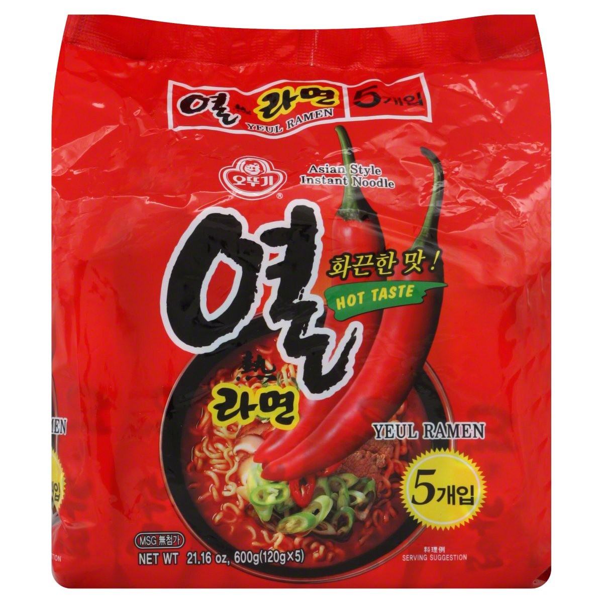 slide 1 of 1, Ottogi Otg Yeul Ramen Super Spicy Multi, 21.16 oz