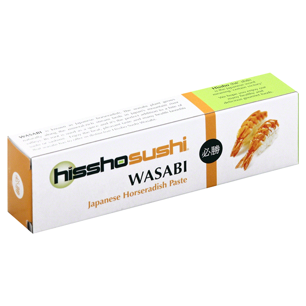 slide 1 of 1, Hissho Sushi Wasabi Japanese Horseradish Paste, 1.5 oz