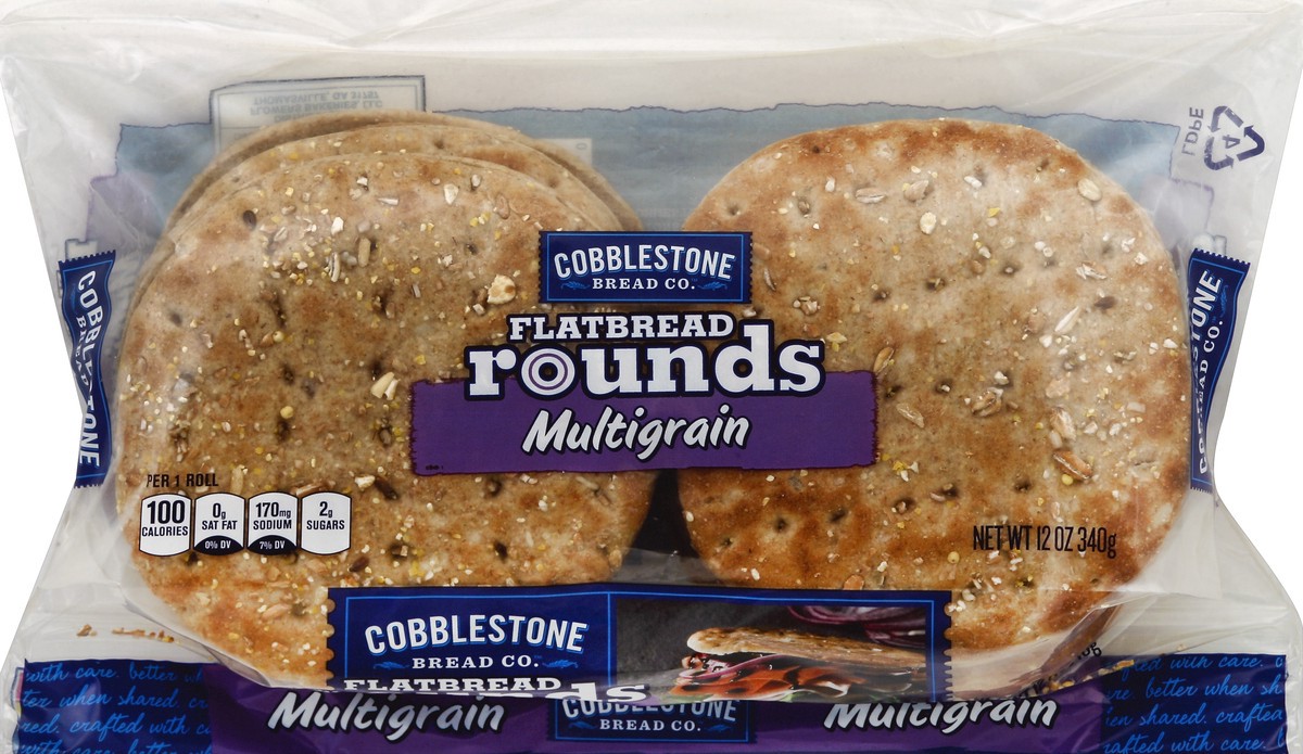 slide 1 of 6, Cobblestone Bread Co. Flatbread Rounds 12 oz, 12 oz