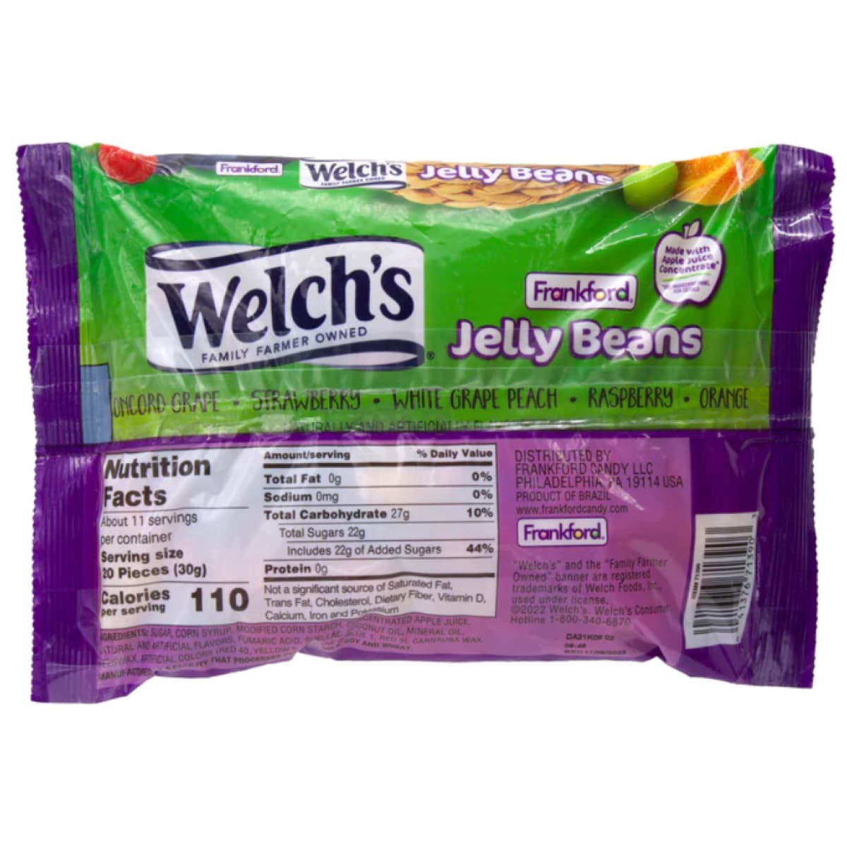 slide 5 of 5, Frankford Welch's Jelly Beans, 12 oz