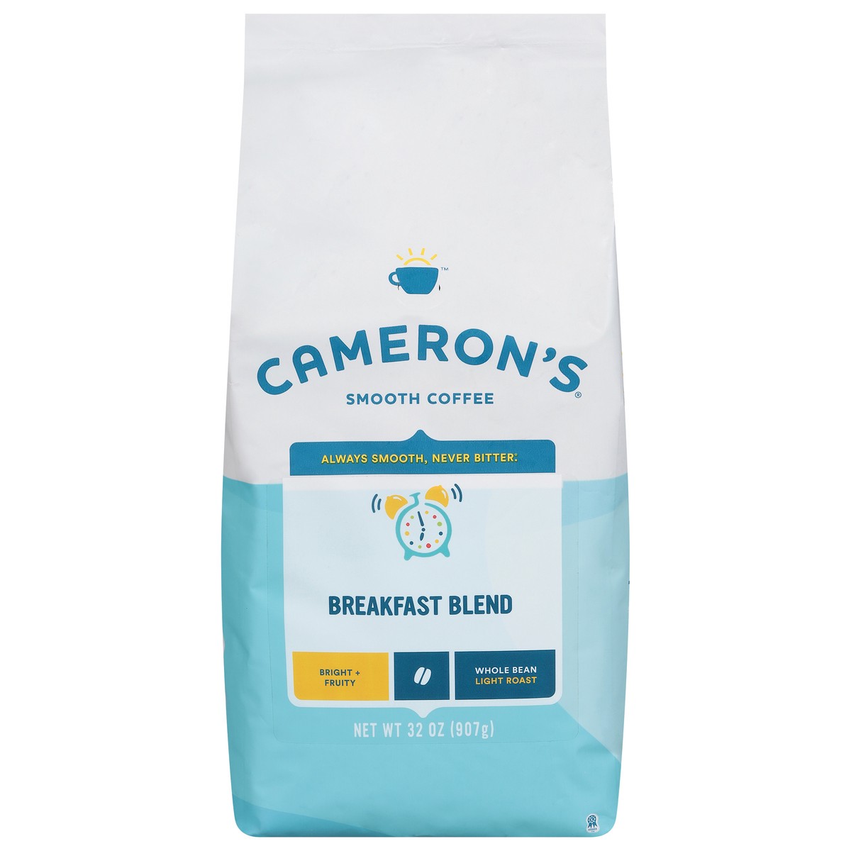 slide 4 of 10, Cameron's Coffee Breakfast Blend Light Roast Whole Bean Coffee - 32oz, 32 oz
