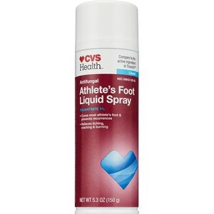 slide 1 of 1, CVS Health Antifungal Athlete's Foot Liquid Spray, 5.3 Oz, 1 ct