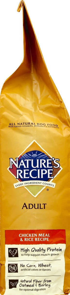 slide 5 of 6, Nature's Recipe Adult Chicken Meal & Rice Recipe Dry Dog Food, 4.5-Pound, 4.5 lb