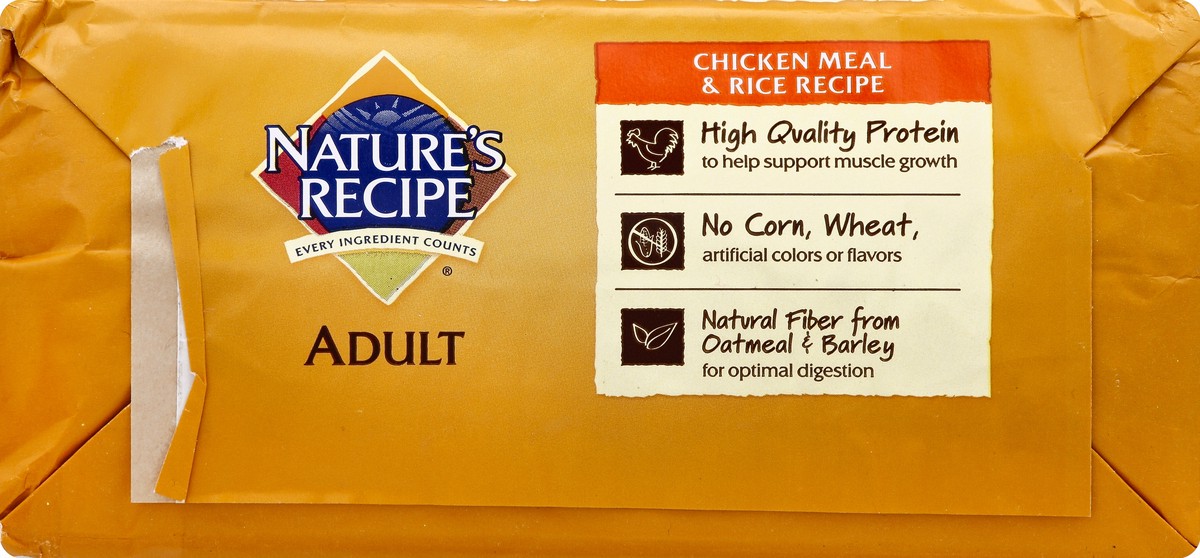 slide 2 of 6, Nature's Recipe Adult Chicken Meal & Rice Recipe Dry Dog Food, 4.5-Pound, 4.5 lb