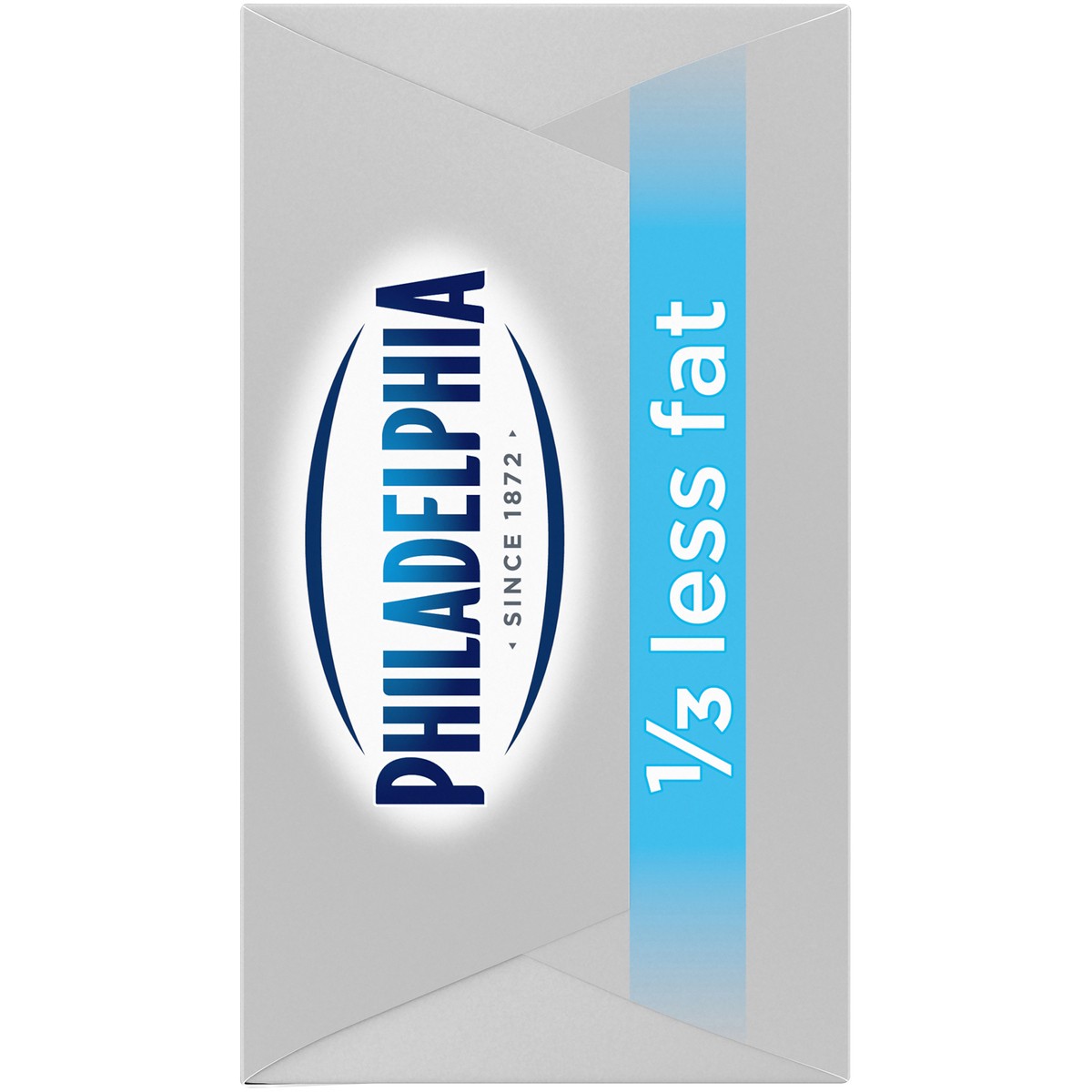 slide 5 of 8, Philadelphia 1/3 less Fat Cream Cheese, 0.5 lb