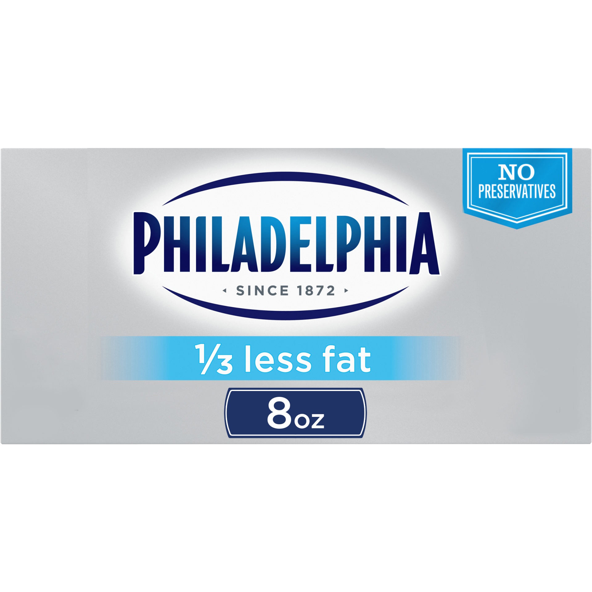 slide 1 of 13, Philadelphia Neufchatel Cheese with 1/3 Less Fat than Cream Cheese Brick, 8 oz