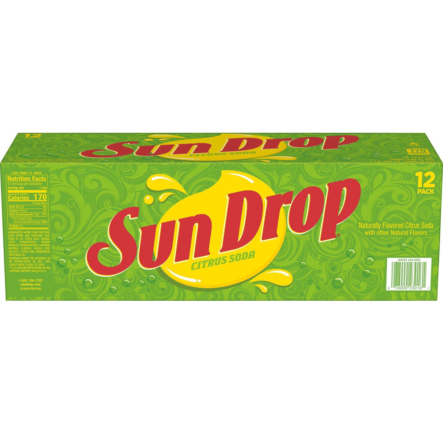 slide 2 of 43, Sun Drop Sundrop Soda 12Pk, 144 fl oz