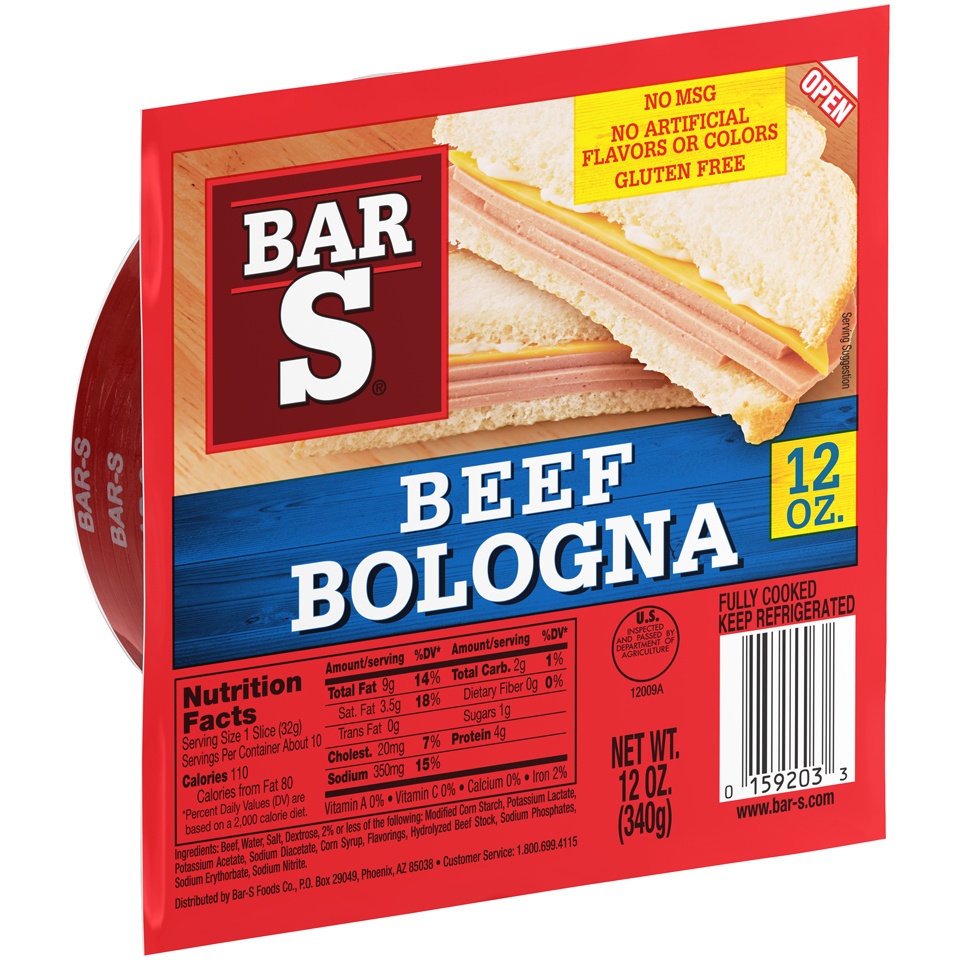 Bar S Beef Bologna 12 oz Shipt