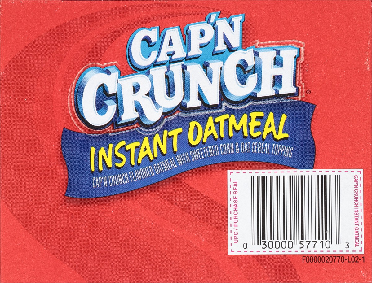 slide 6 of 11, Cap'n Crunch Oatmeal, 12 ct