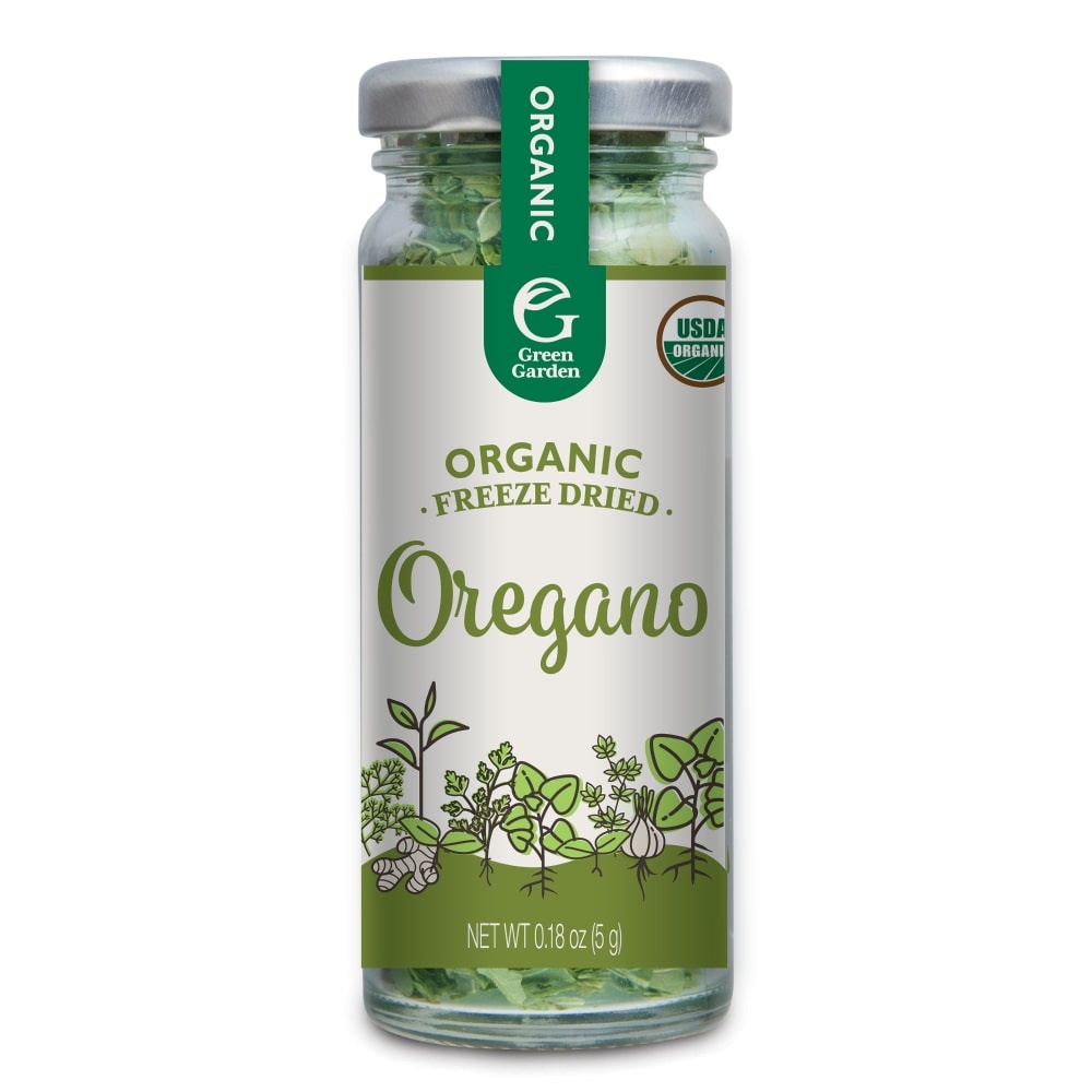 slide 1 of 1, Green Garden Organic Freeze Dried Oregano, 0.18 oz