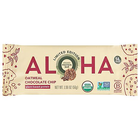 slide 1 of 1, Aloha Plnt Protn Bar Otml Choc Chp, 1.98 oz