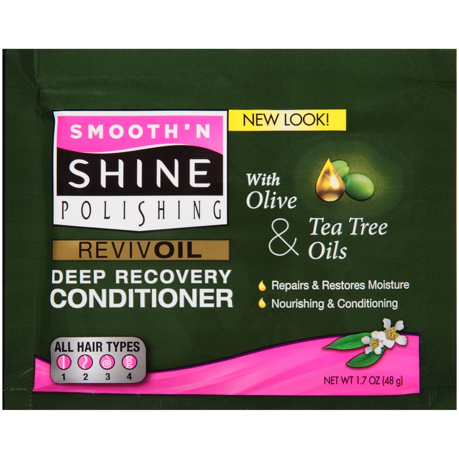 slide 1 of 1, Smooth N Shine Polishing Reviv Oil Deep Recovery Conditioner, 1.7 oz