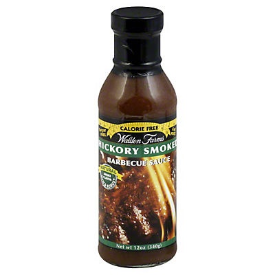 slide 1 of 2, Walden Farms Hickory Smoked Barbeque Sauce, 12 fl oz