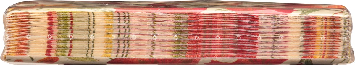 slide 4 of 12, Caspari Triple-Ply Ivory Woodland Leaves Napkins 20 ea, 20 ct