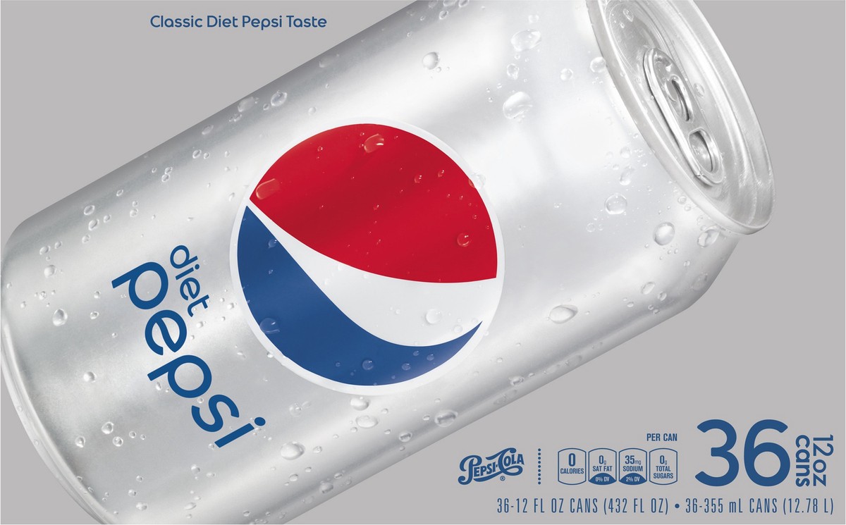 slide 1 of 9, Pepsi Soda - 36 ct, 36 ct; 12 fl oz