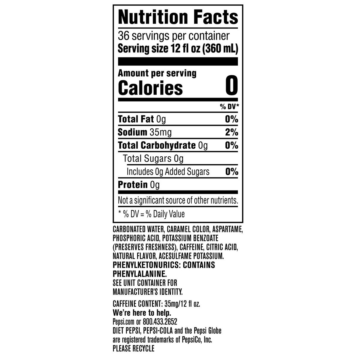 slide 6 of 9, Pepsi Soda - 36 ct, 36 ct; 12 fl oz