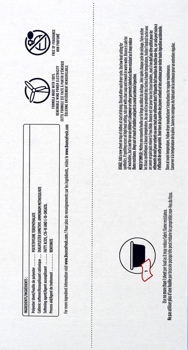 slide 10 of 10, Bounce WrinkleGuard Mega Sheet Unscented Dryer Sheets 80.0 ea, 80 ct