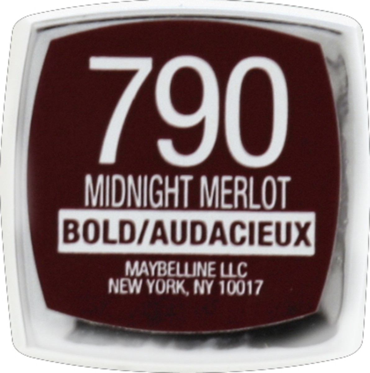 slide 2 of 3, Maybelline Loaded Bold Lipstick 790 Midnight Merlot, 15 oz