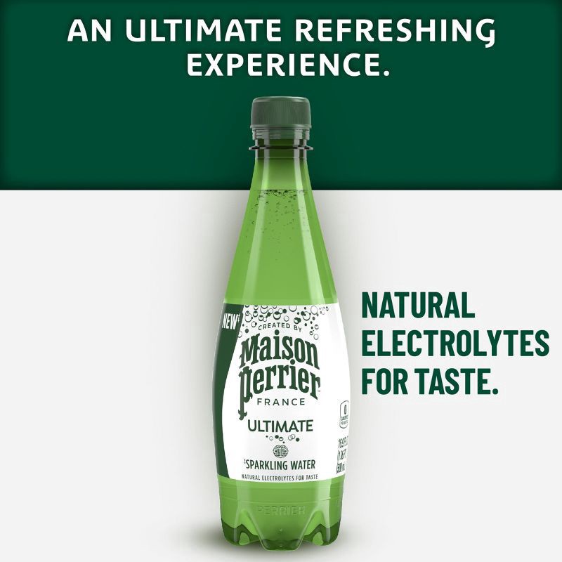 slide 2 of 6, Maison Perrier Unflavored Sparkling Water 12 pk, 16.9 oz
