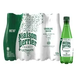 Maison Perrier Unflavored Sparkling Water 12 pk